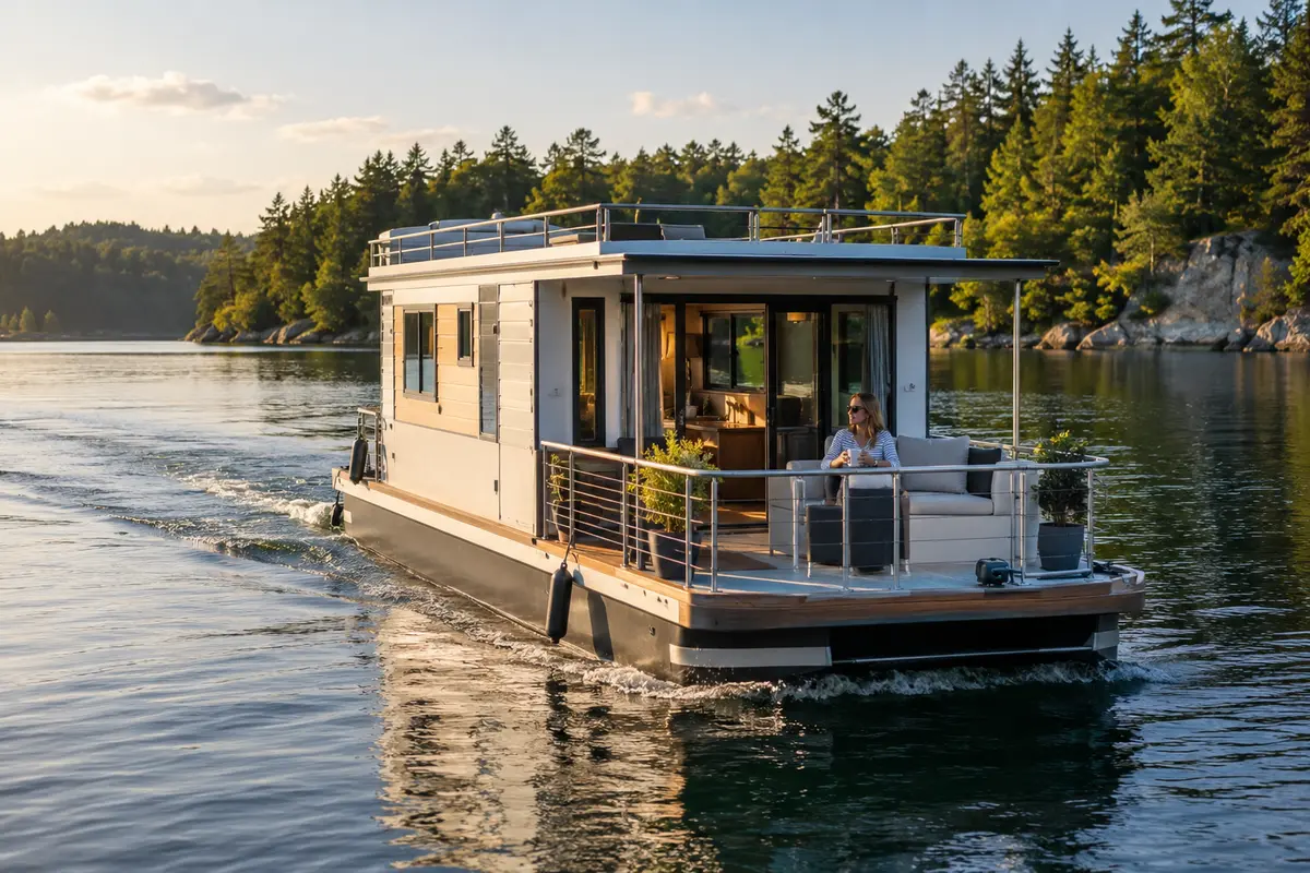 Compact cruising boat inspiration for the Yukon Delta Nomad project