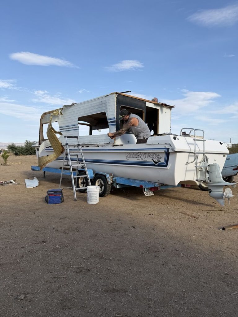 Old cabin nearly removed from the Yukon Delta Nomad